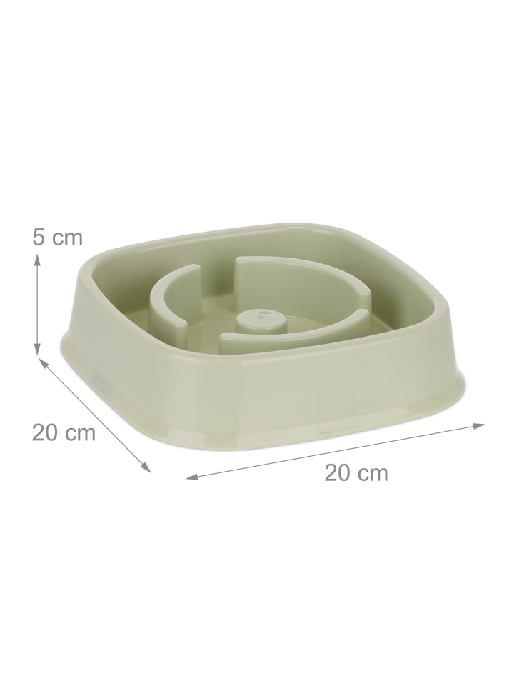 relaxdays Anti Schling Napf in Grün - 800 ml günstig kaufen onesize