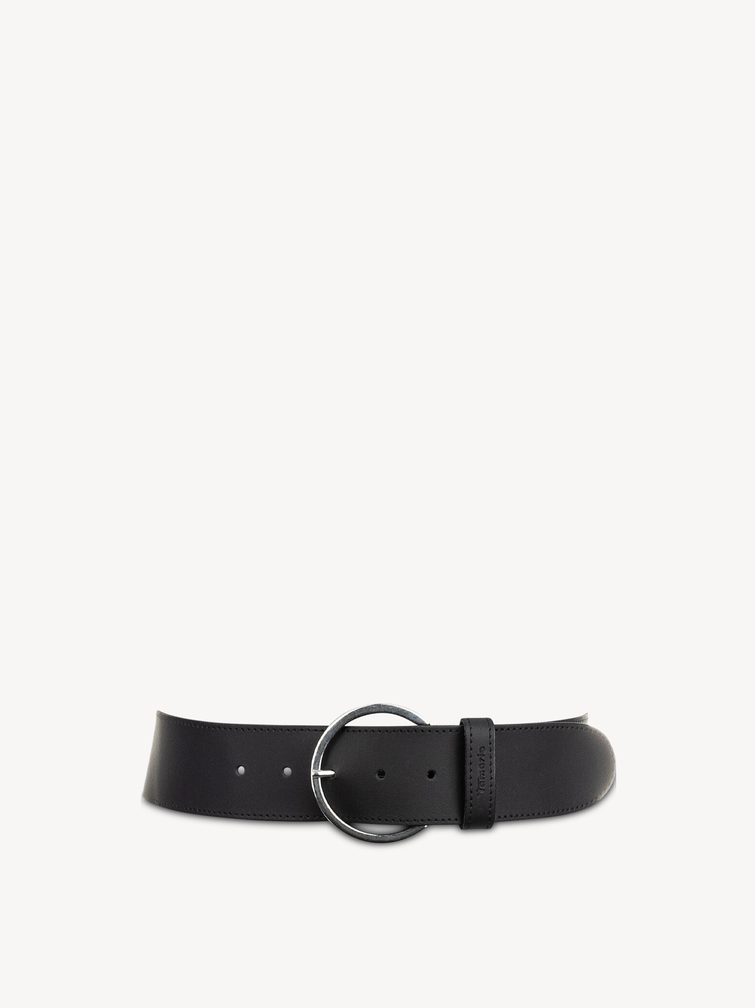 Ceinture en cuir - noir
