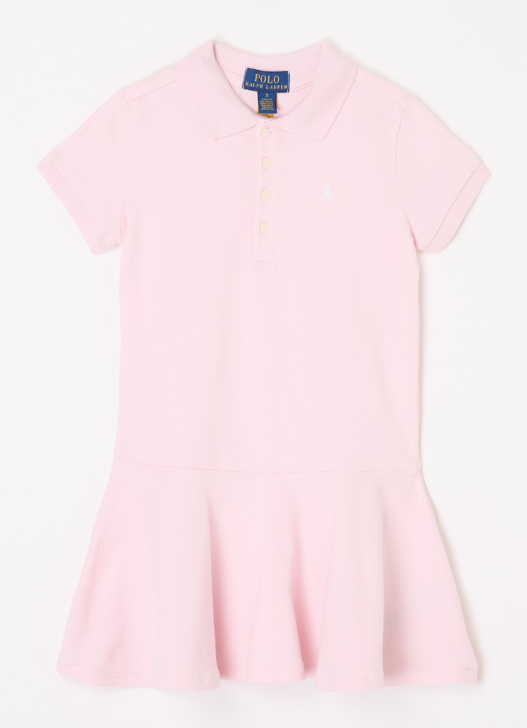 Ralph Lauren kleita no pikē kokvilnas ar izšuvumu no logotipa