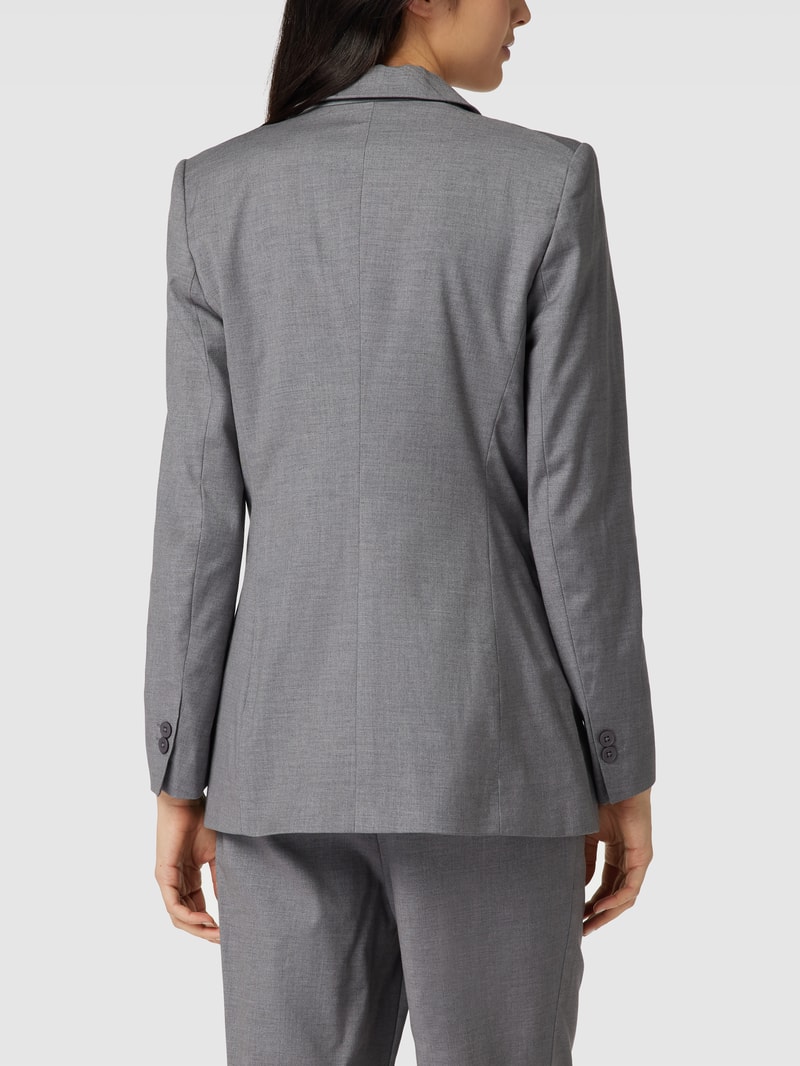 Blazer mit Reverskragen in mittelgrau