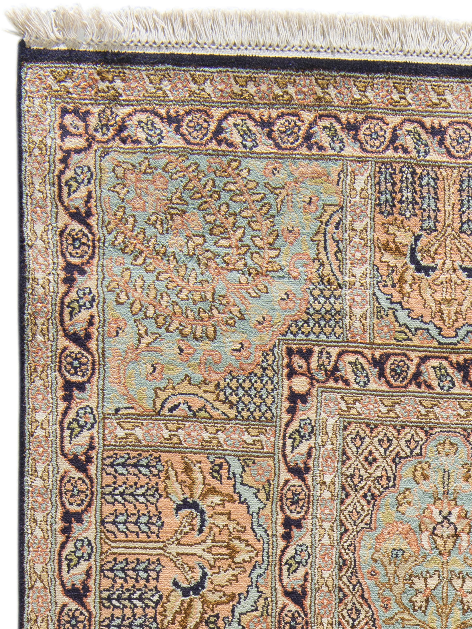 Kaschmir Seide 18/18 ca. 156 x 222 cm, Unikat / Einzelstück