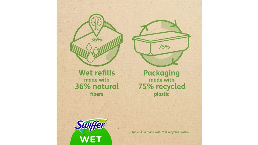 Swiffer Wischtücher nass Nachfüllpackung 24er