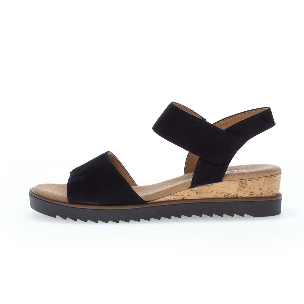 Gabor comfort Keilsandalette schwarz