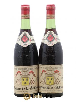 Châteauneuf-du-Pape Domaine De La Solitude 1964 - Lot de 2 Bouteilles