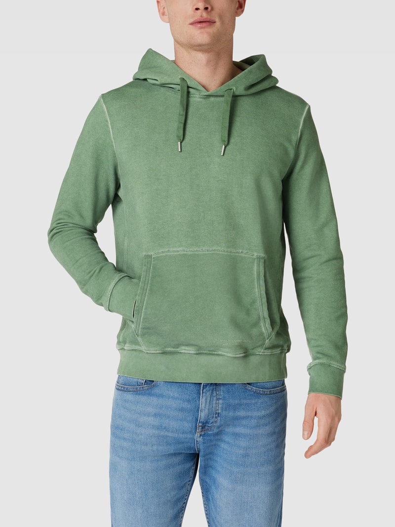 Hoodie mit Känguru-Tasche Modell 'SOHO HOODY' in olivgrün