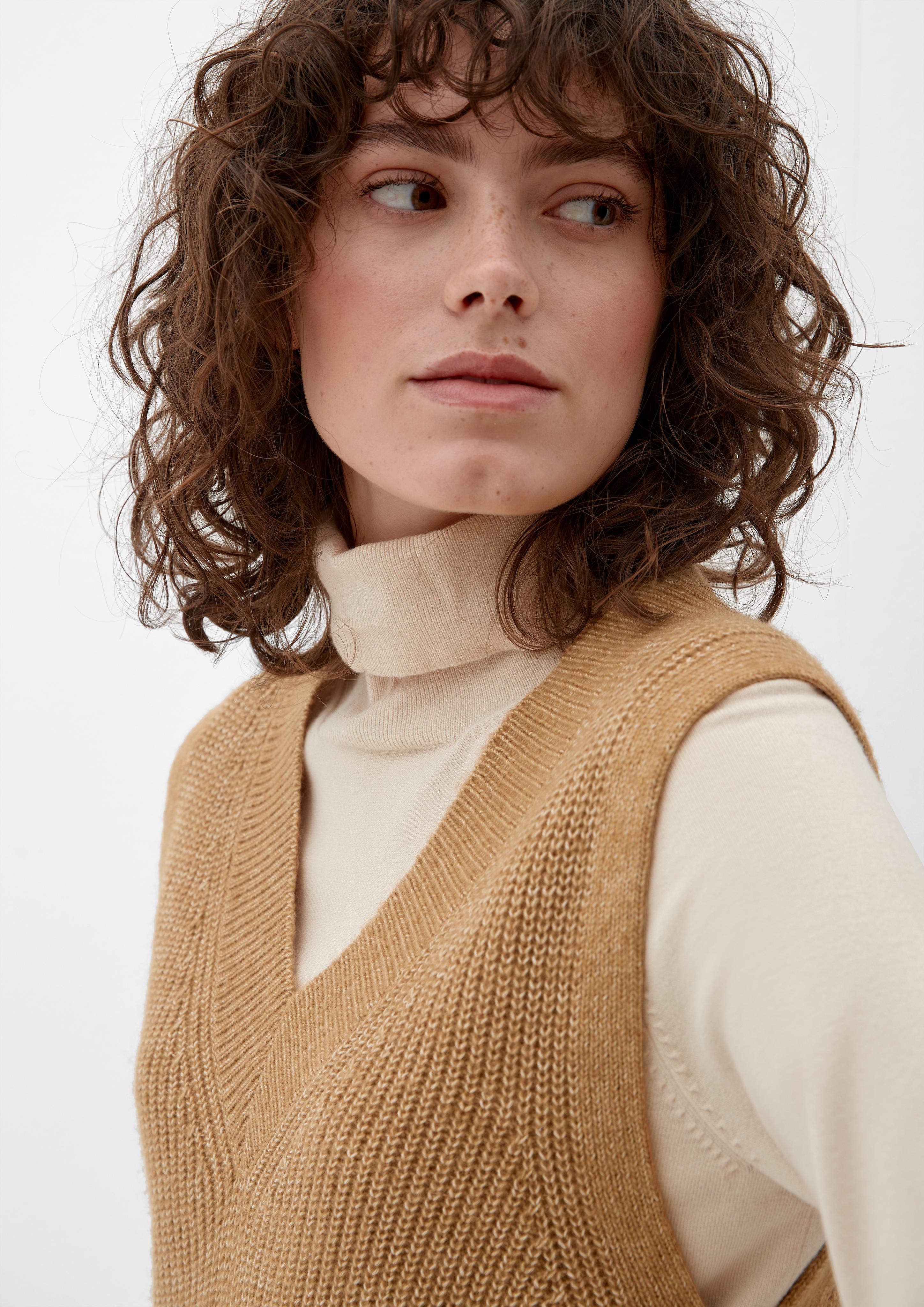 Strickpullunder mit V-Ausschnitt  2124205-8469