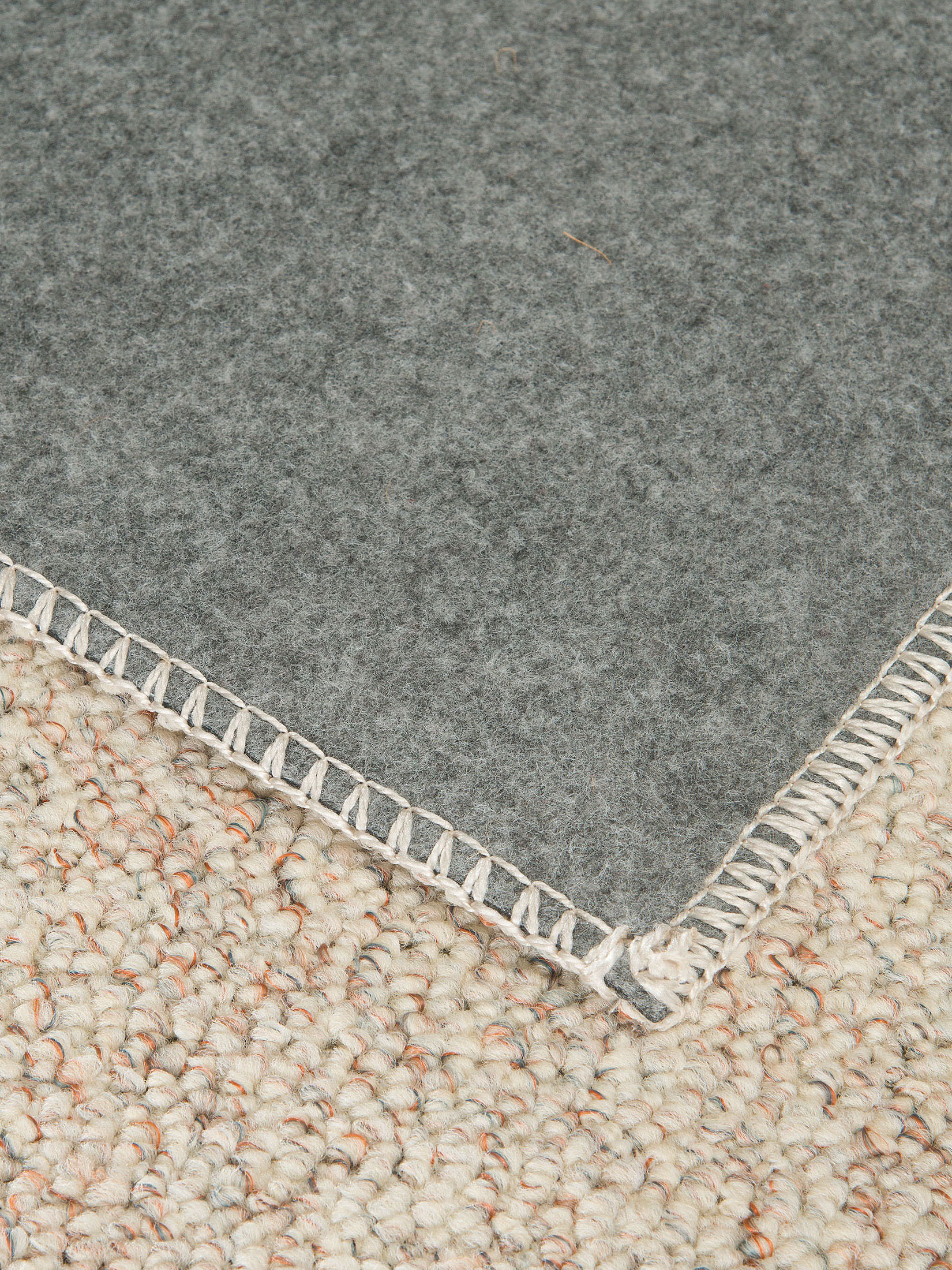 Karleby Moderner Teppich, Creme/Rot meliert