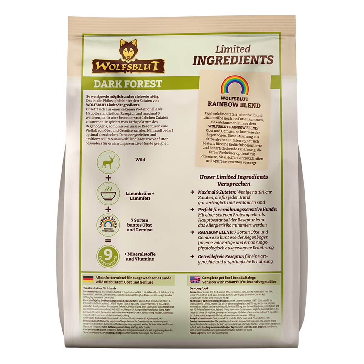 Wolfsblut Limited Ingredients Dark Forest Adult bei ZooRoyal