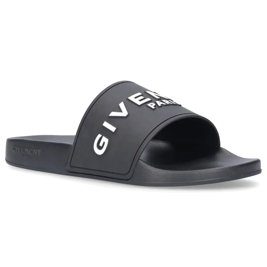 Givenchy - Badeschuhe PARIS Kautschuk - schwarz