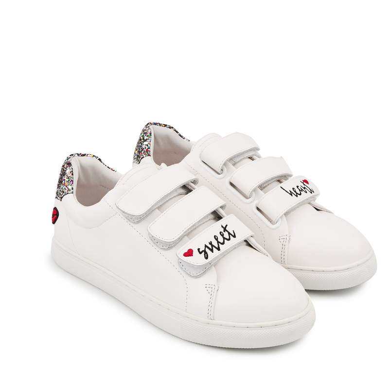 Baskets en cuir Edith sweet heart