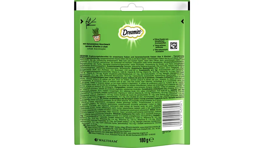 DREAMIES™ Mega Pack Katzenminze 180 g