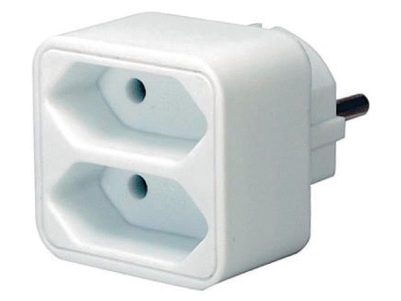 Brennenstuhl 2-Fach Euro Adapterstecker