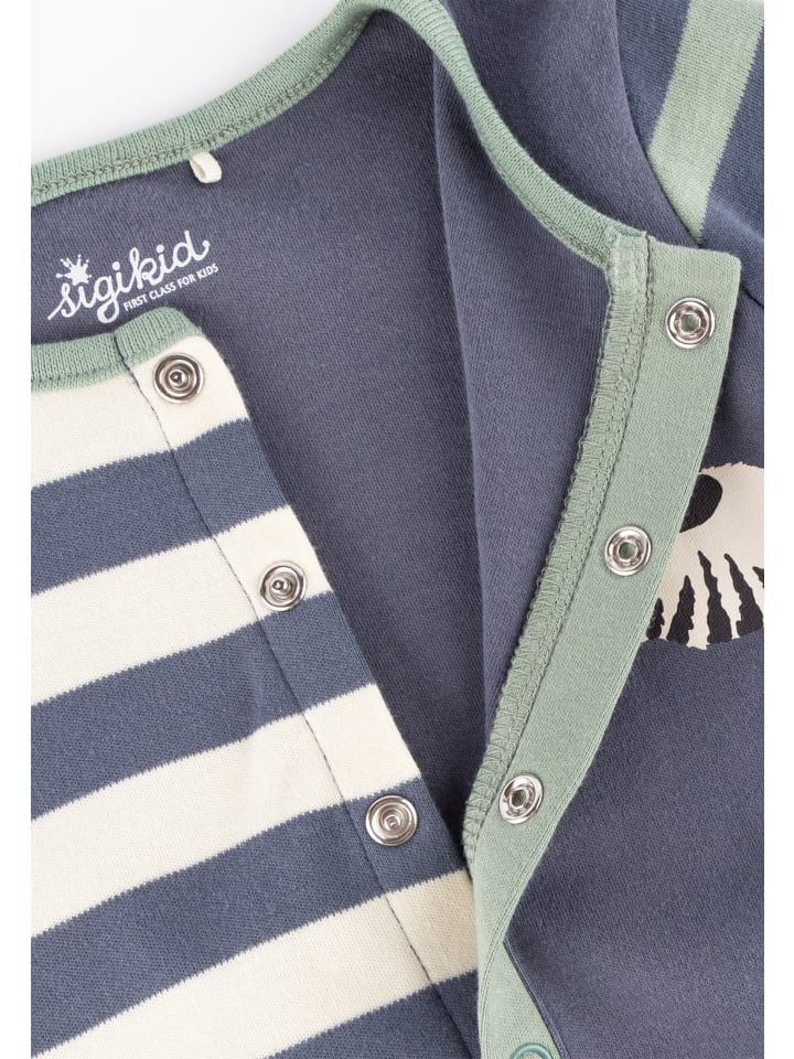 Sigikid Overall Baby Nachtwäsche in blau günstig kaufen