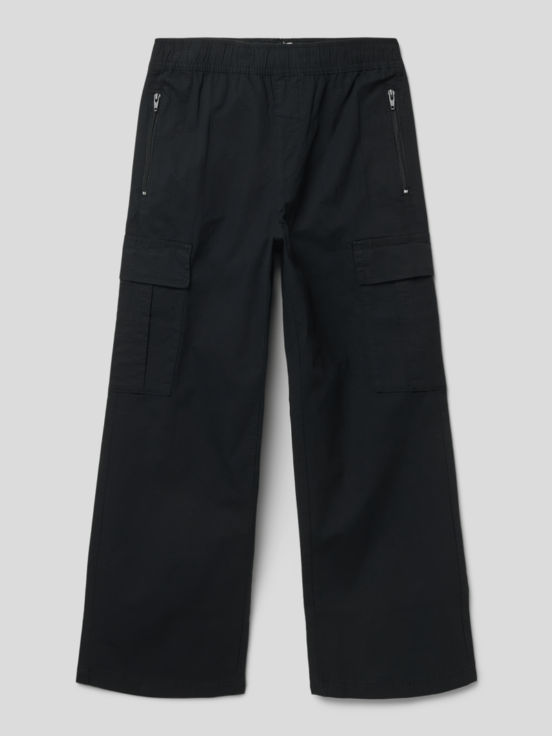 Cargohose mit Reißverschlusstaschen Modell 'BERLIN' in schwarz