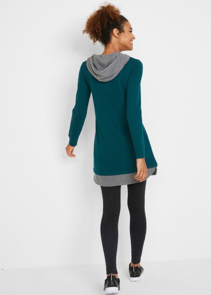 Longsweatshirt mit Leggings (2-tlg. Set)