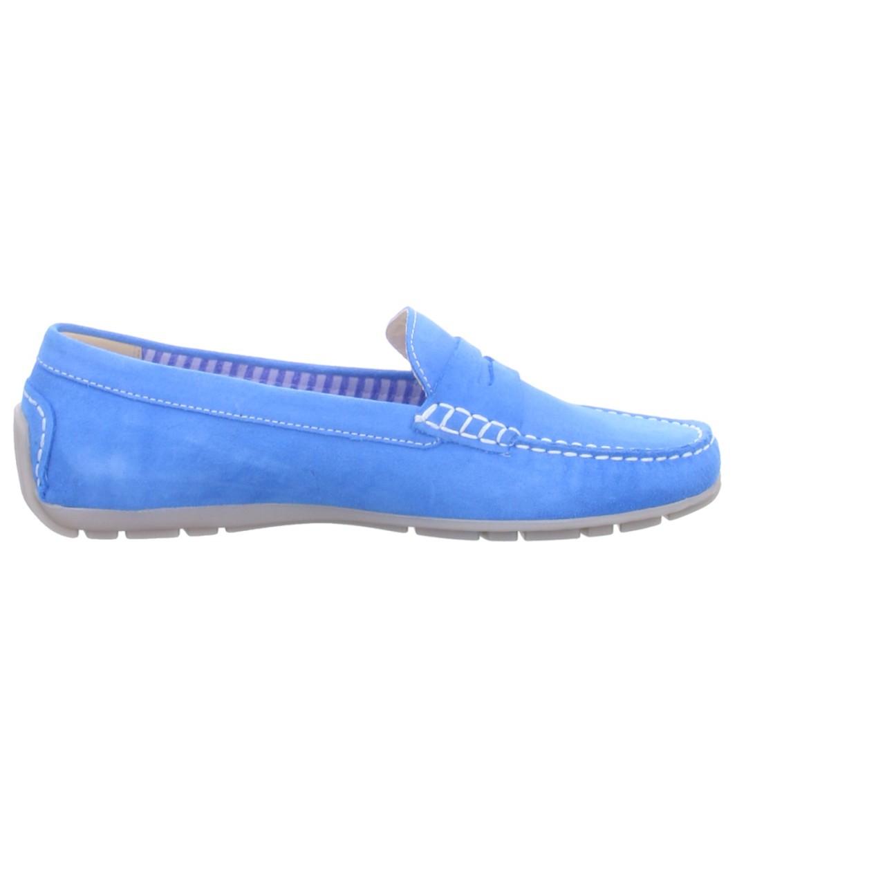 SIOUX Klassische Slipper blau Carmona