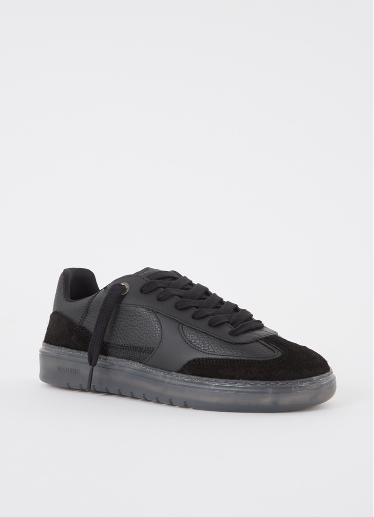 Represent Virtus leather sneaker with suede details