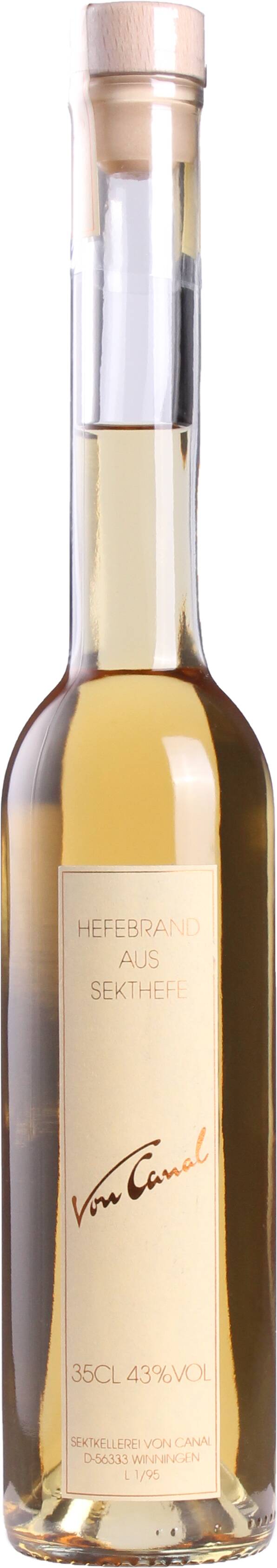 Sektkellerei und Weingut von Canal Sekt-Hefebrand (sehr selten)