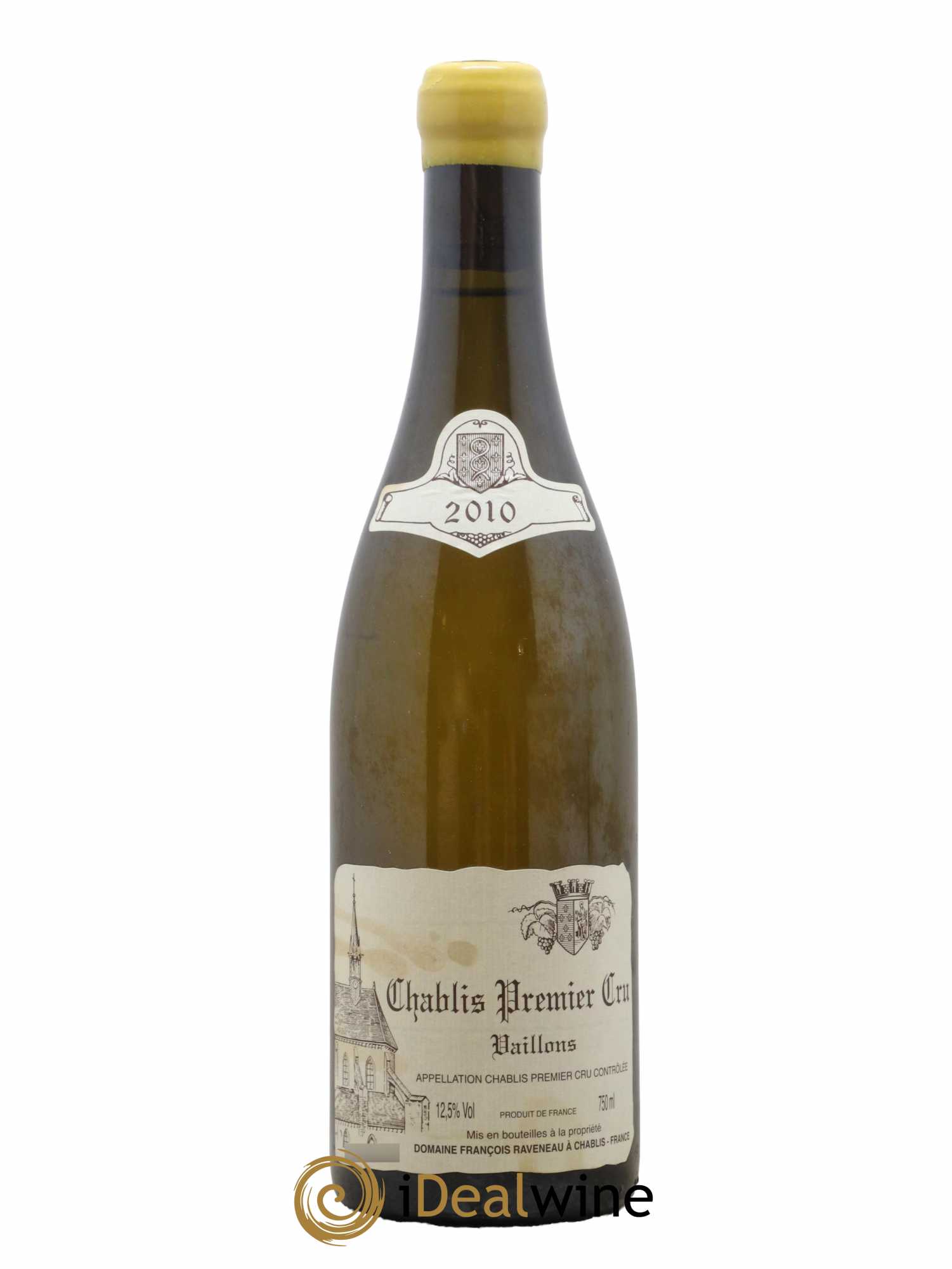 Chablis 1er Cru Vaillons Raveneau (Domaine)  2010 - Lot de 1 Bouteille
