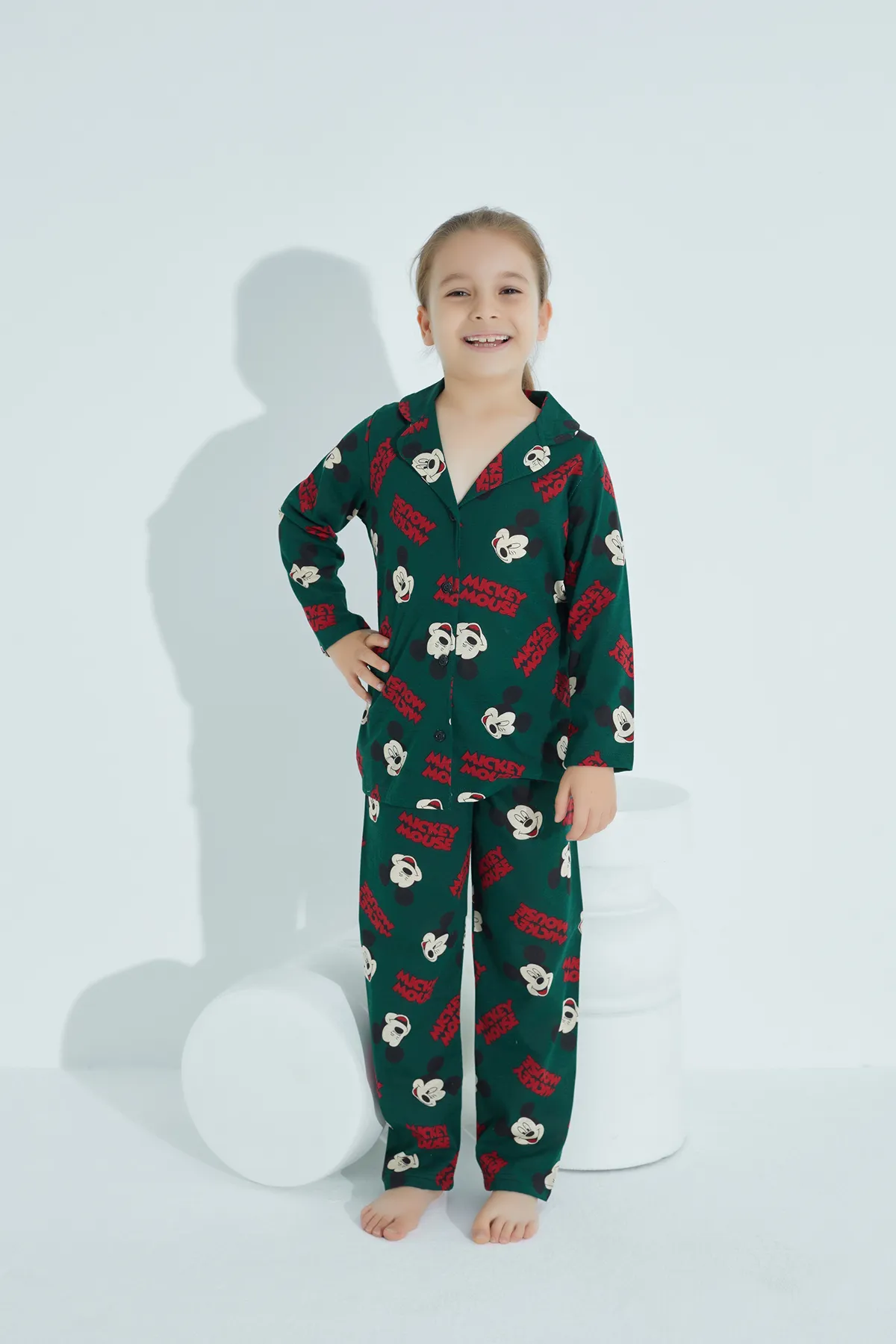 STRAWBERRY  Pyjama-Set aus Baumwolle mit Knöpfen