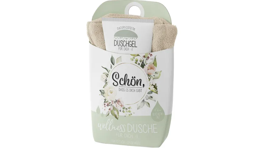 Geschenk für Dich Wellness Set Duschgel mit kl. Handtuch