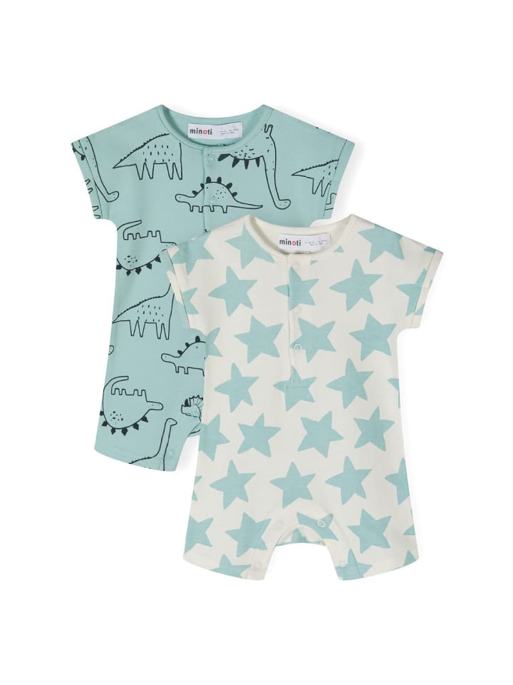 Minoti 2er. Set: Strampler 24babypack19 in mint günstig kaufen
