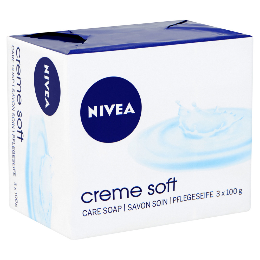 nivea SOFT - Pains de savon Mains et corps lotx3 Savon multi-usage