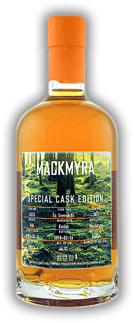 Mackmyra Special Cask Edition Ex. Swedish Oak Cask 6223 44,0% Mackmyra Special Cask Edition Ex. Swedish Oak Cask 6223 44,0% Rauchige Rezeptur. Alter 6,2 J. - 0,5	 Liter - Vol 44,0%