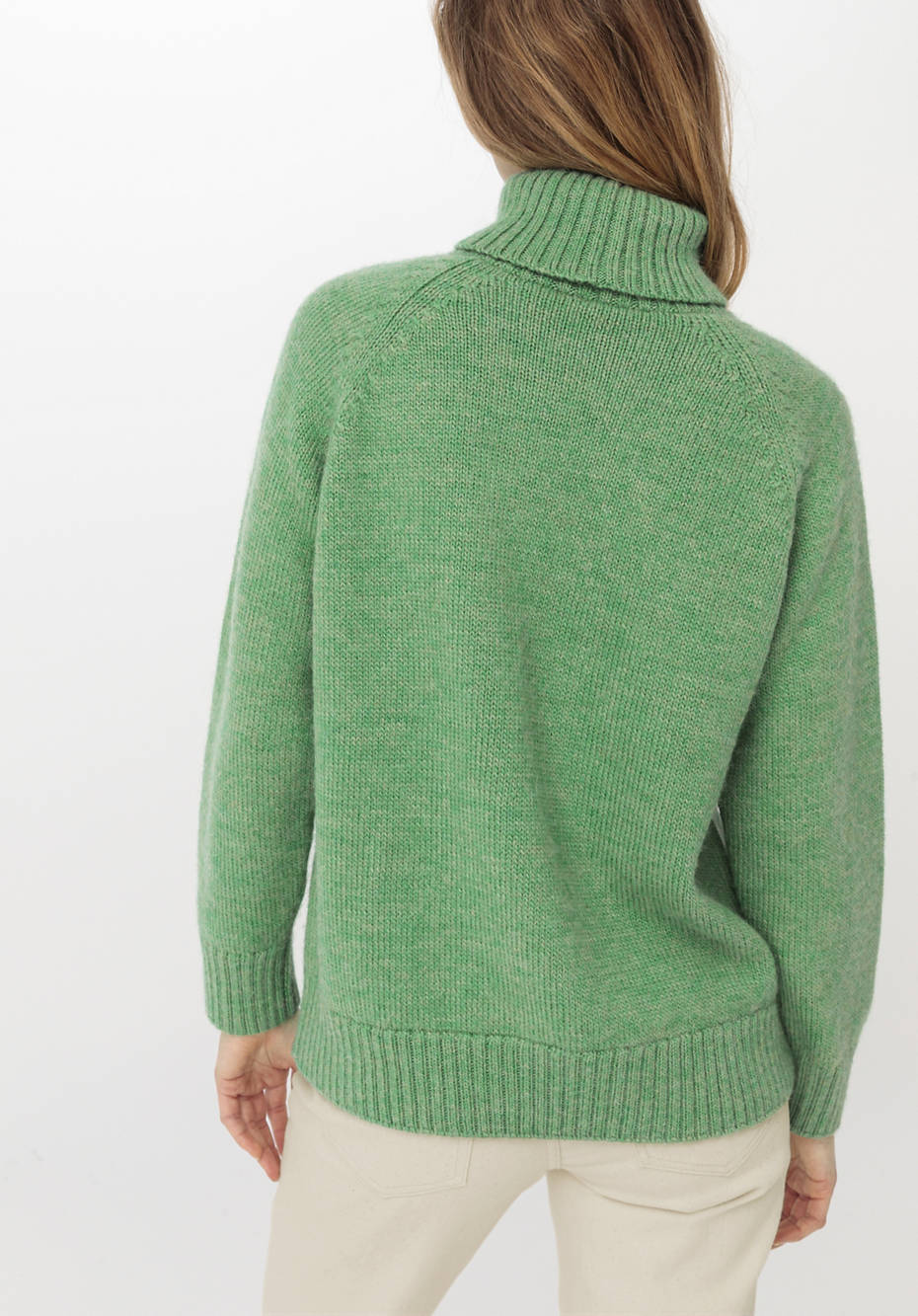 Pullover aus Alpaka mit Bio-Schurwolle