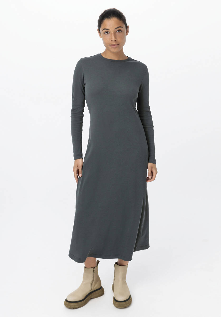 Midi-Kleid aus reiner Bio-Baumwolle