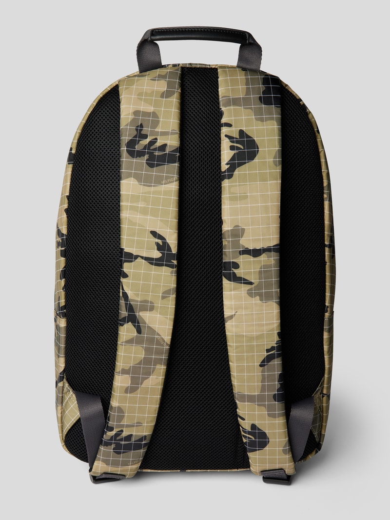 Rucksack mit Camouflage-Muster in khaki