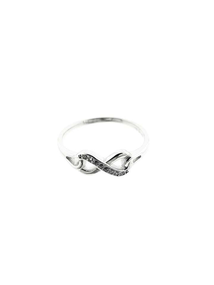 COFI 1453 Ring mit Unendlichkeitszeichen aus 925er Silber in Silber günstig kaufen