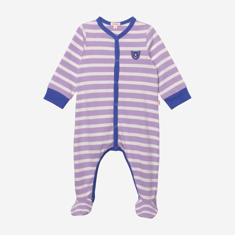 Pyjama bébé garçon rayures violet Catimini