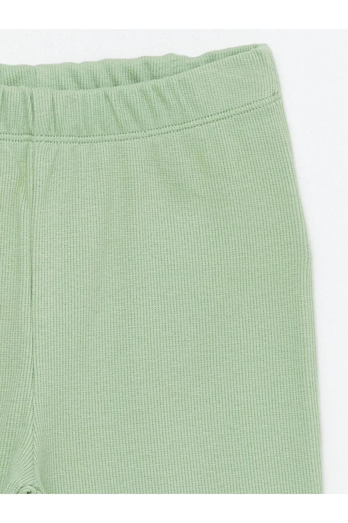 LC Waikiki  Kurzarm-Bluse und Leggings für Babys mit Rundhalsausschnitt, bestickt, 2er-Set
