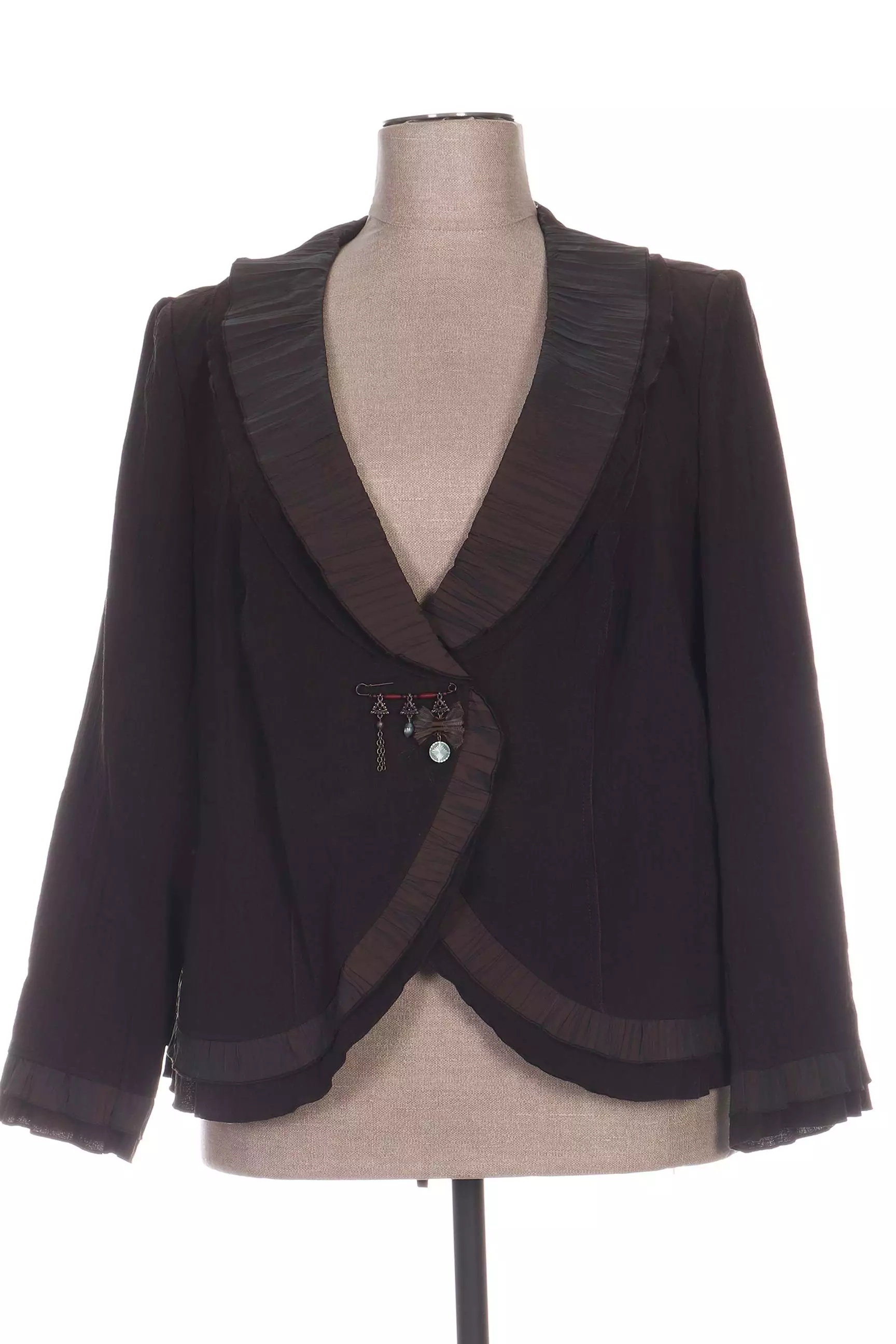 Frank Walder Vestechic Femme couleur marron