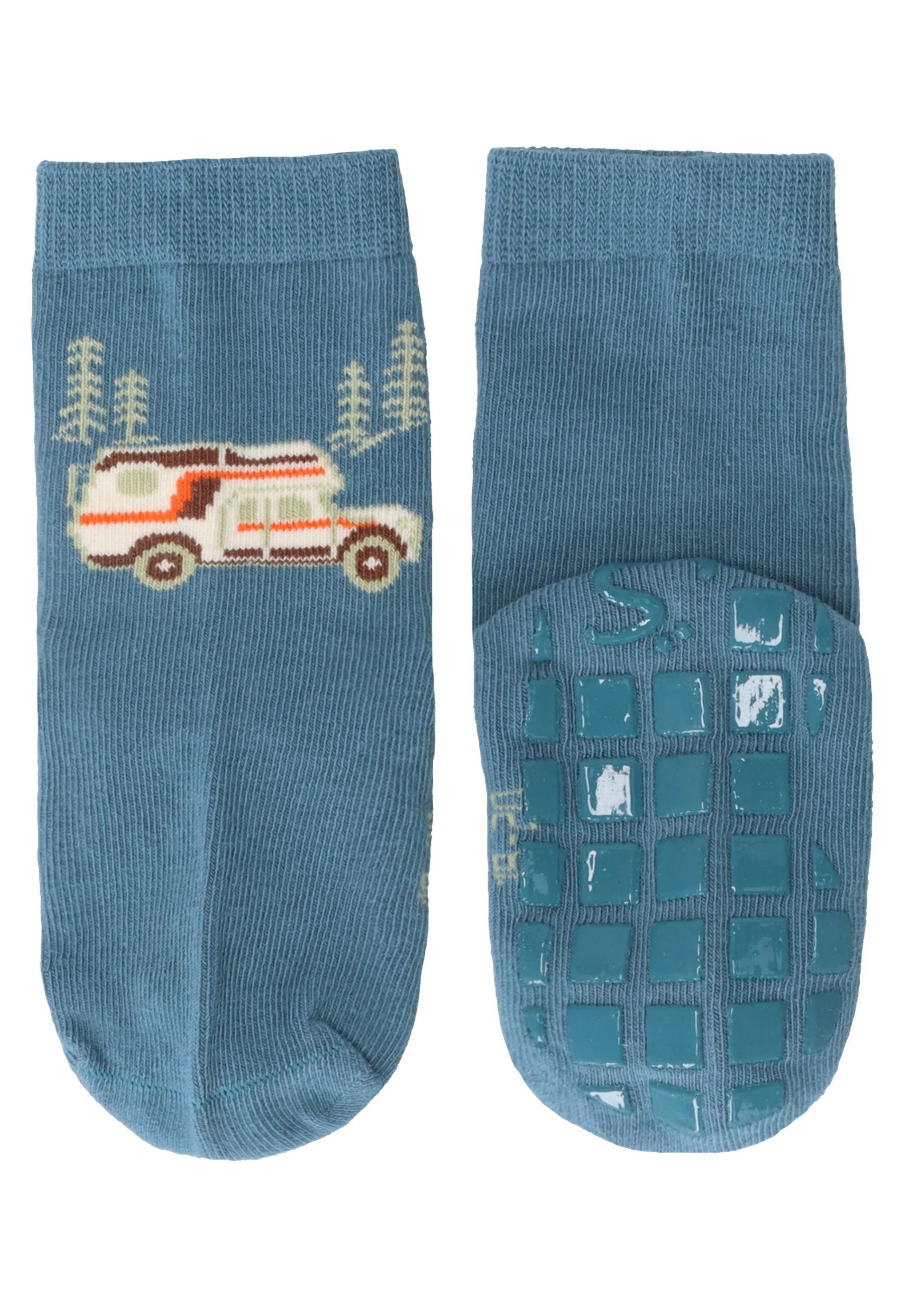 ABS Socken im 2er Pack mit Motiv Camper