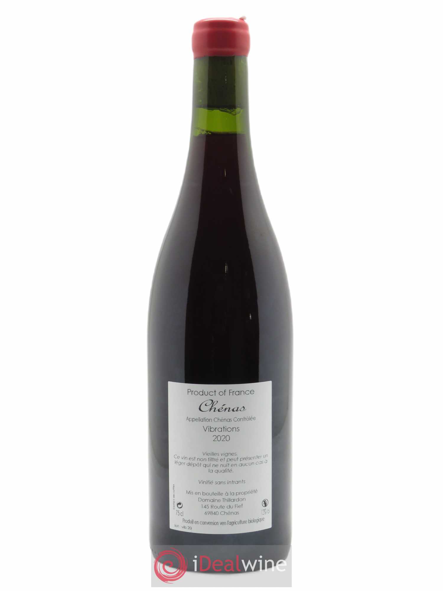 Chénas Vibrations Vieilles Vignes Paul-Henri Thillardon  2020 - Lot de 1 Bouteille