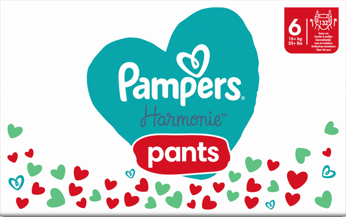 Baby Pants Harmonie Gr.6 Junior (15+ kg), Monatsbox, 132 St