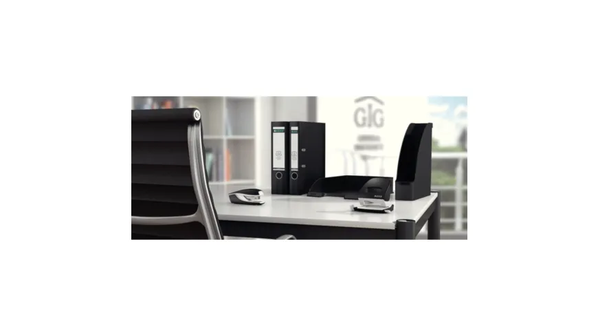 LEITZ NeXXt Bürolocher 5008, 30 Blatt, schwarz schwarz