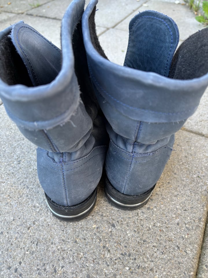 Zapato Leder-Boots in Dunkelblau günstig kaufen 40