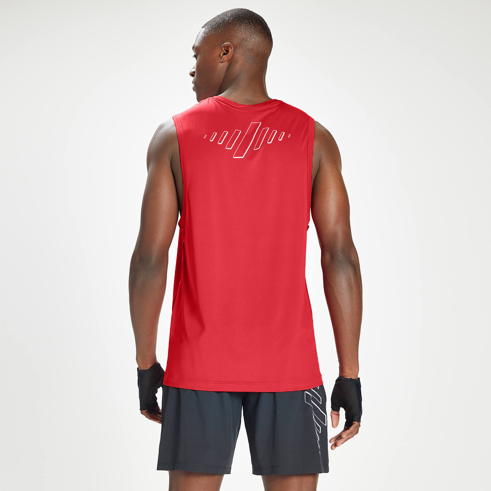 Débardeur d’entraînement MP Infinity Mark Graphic pour hommes – Rouge danger
