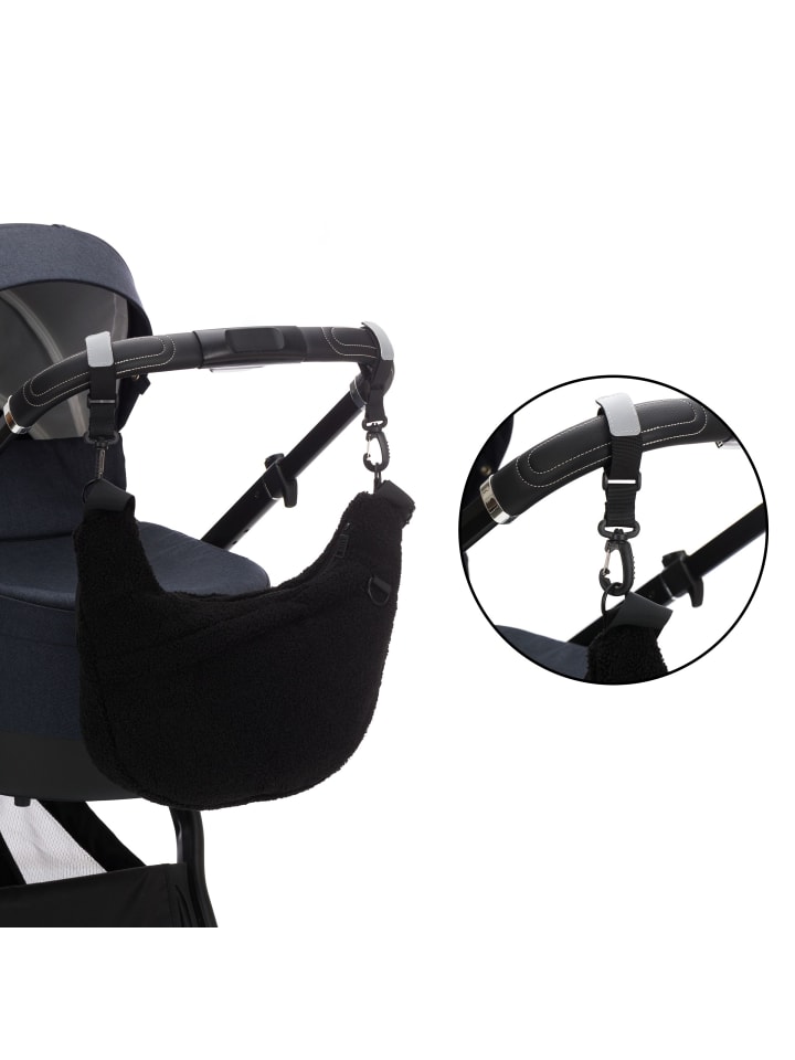 fillikid Buggy Organizer Daybag Teddyplüsch Exklusiv in Schwarz günstig kaufen onesize