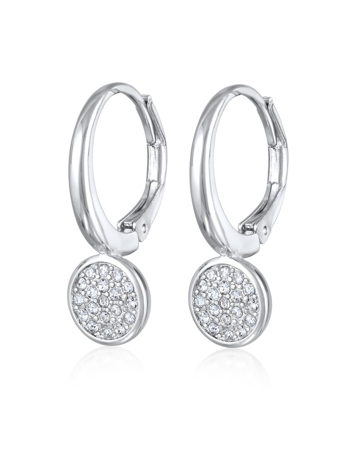 Elli Ohrringe Brass Plättchen in Silber günstig kaufen onesize