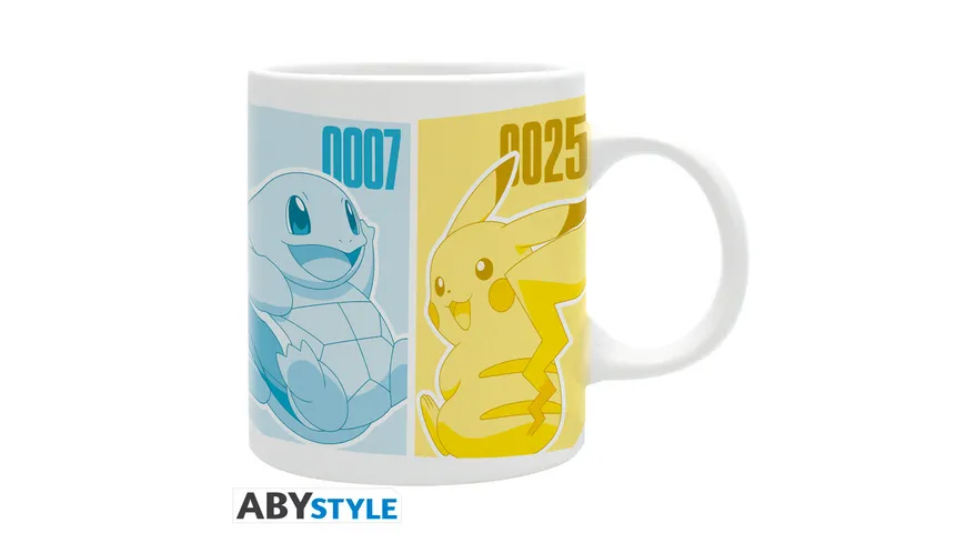 POKEMON - Tasse - 320 ml - Pikachu & Kanto Starters