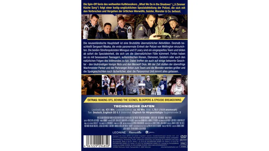 Wellington Paranormal - Staffel 1-3  [3 DVDs]