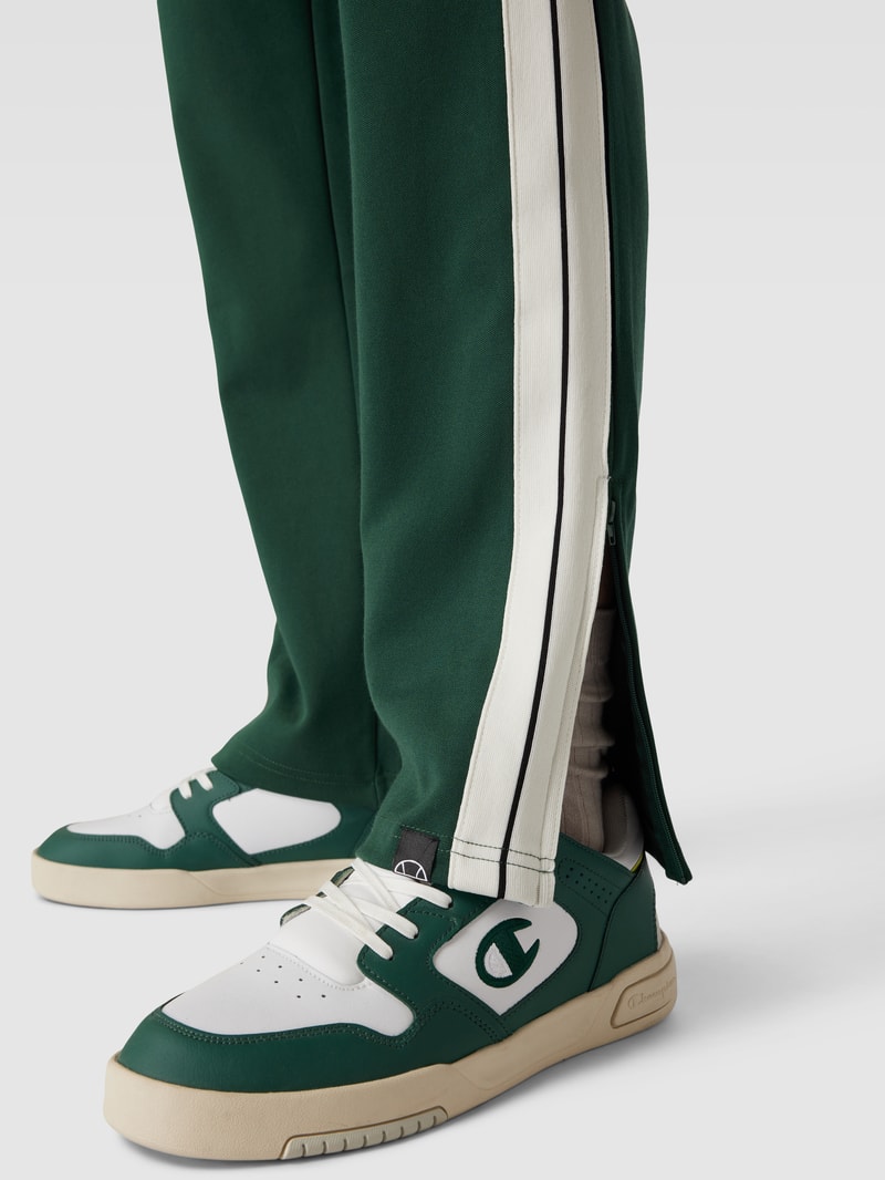 Sweatpants mit elastischem Bund in dunkelgrün
