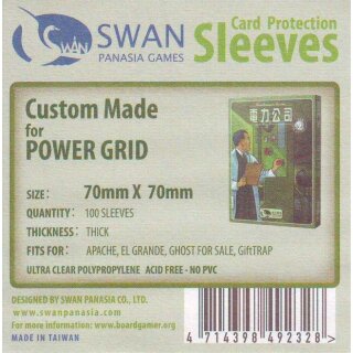 Swan Panasia Kartenhüllen 70mm x 70mm Premium (100)