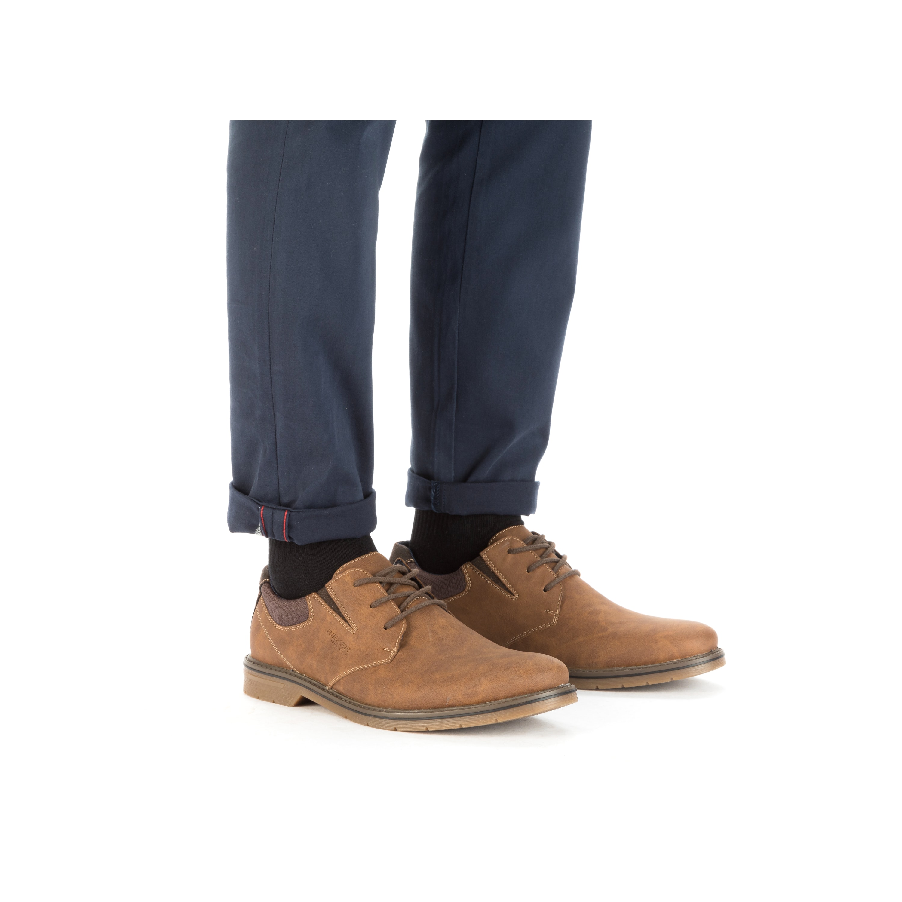 Rieker Herren Schnürschuhe lehmbraun