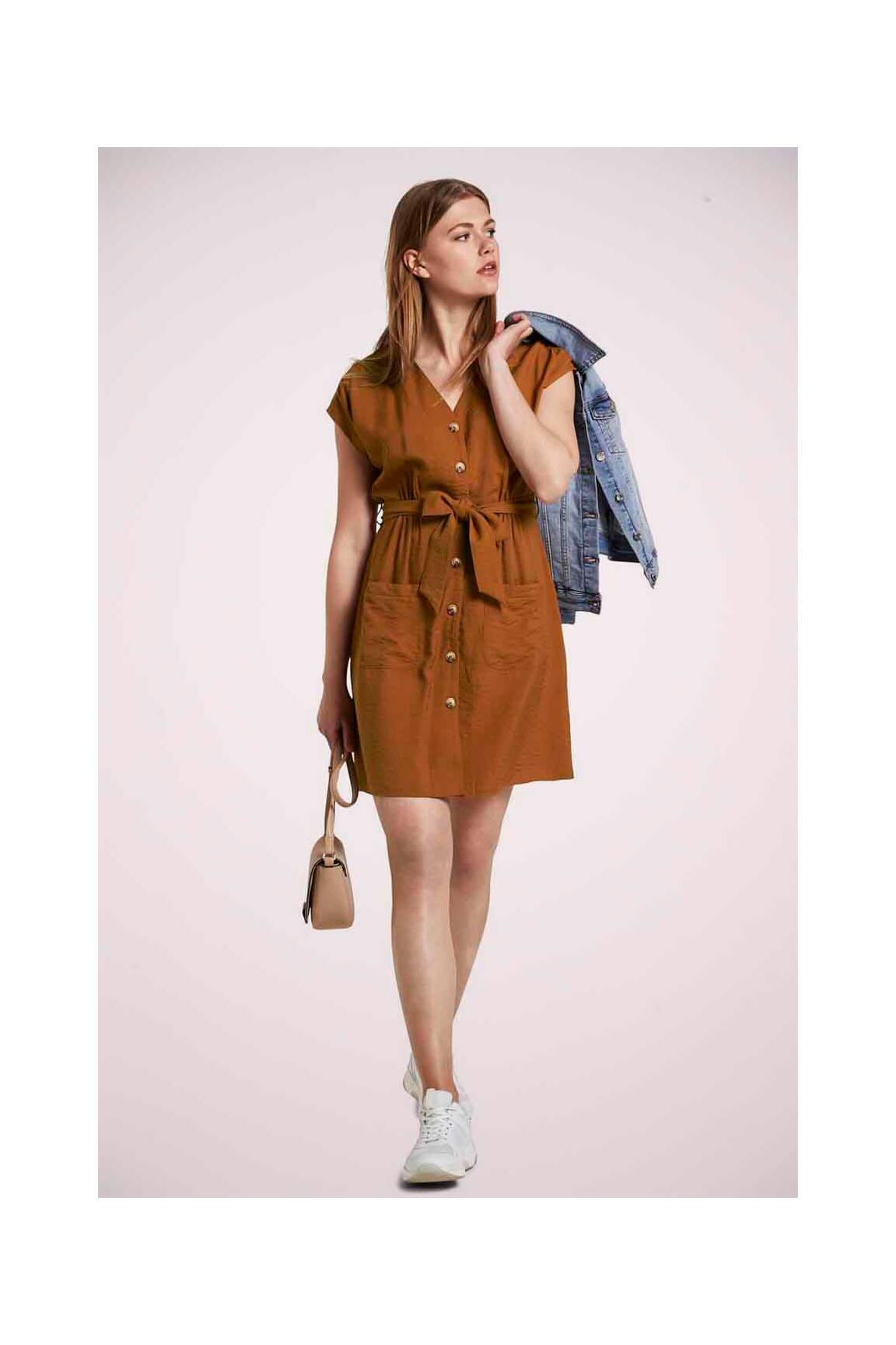 Tom Tailor Ensembles Robe Femme couleur marron