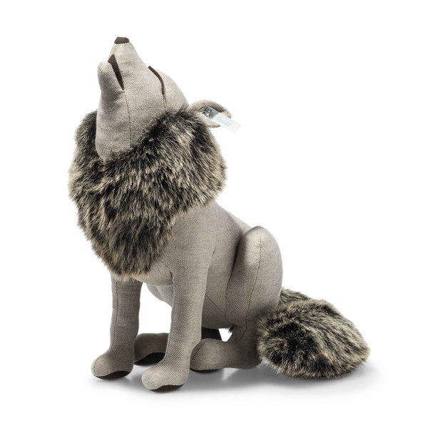 Best of Selection Heulender Wolf, 38 cm, beige